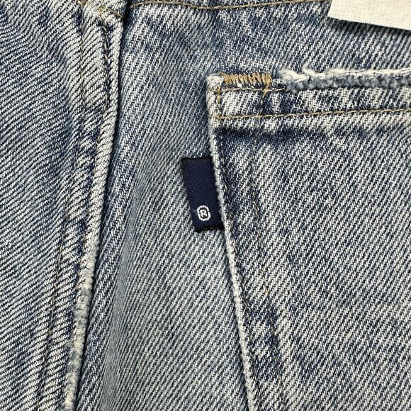 Levi's Cheeky Shorts 30 Women High Rise Cotton Floral Embroidered Frayed Button - Picture 7 of 12